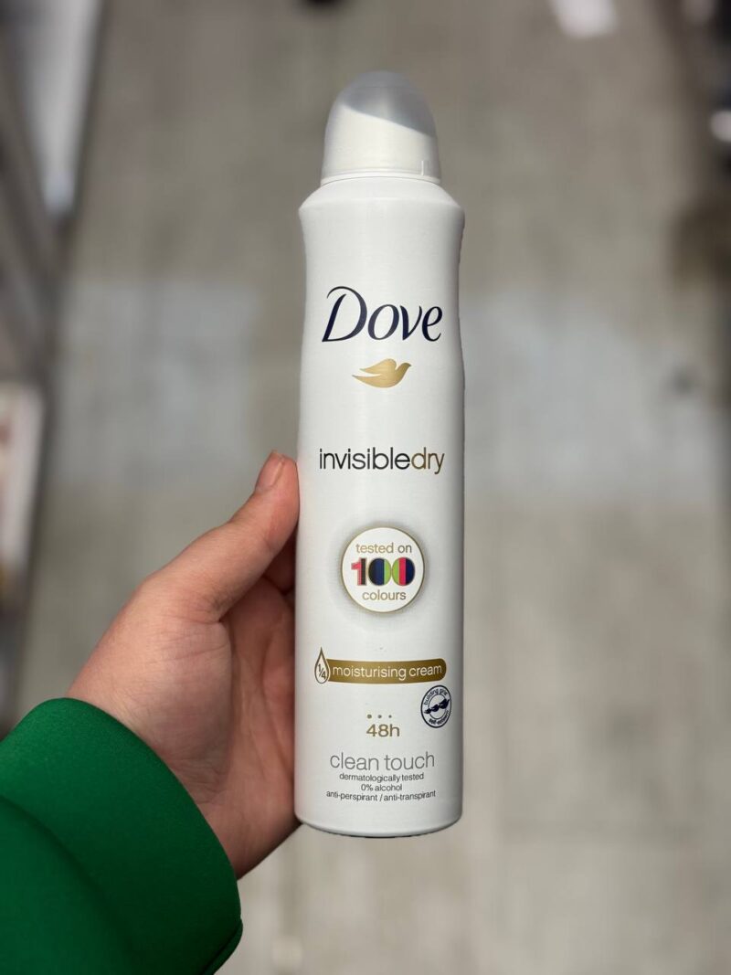 اسپری ضد تعریق داو Dove مدل invisibledry Clean touch - تصویر 2