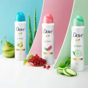 اسپری ضد تعریق داو مدل Go Fresh رایحه گلابی و آلوئه ورا